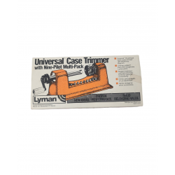 LYMAN-UNIVERSAL-CASE-TRIMMER-KIT-USED